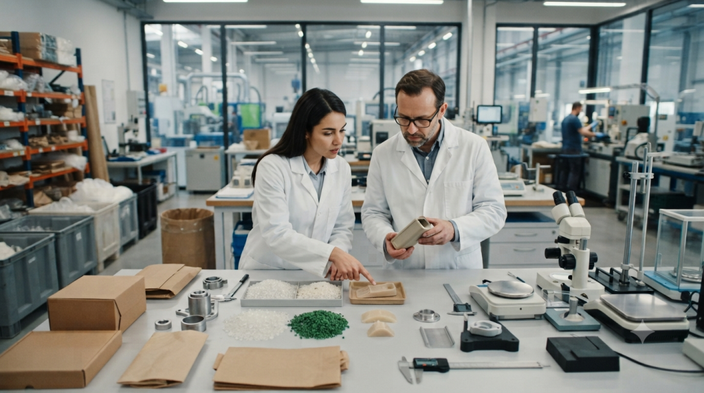 Na zdjęciu przedstawione jest nowoczesne, dobrze oświetlone laboratorium badawcze lub hala produkcyjna